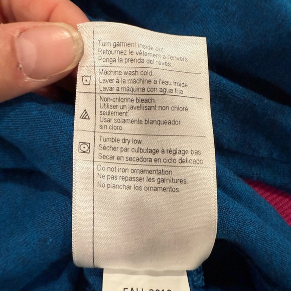 Carhartt Men's Blue Long Sleeve T-Shirt Outdoor Contemporary Relaxed Workwear - Picture 5 of 8